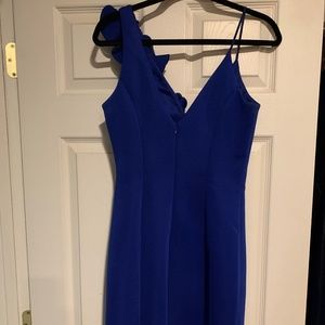Eliza J Womens Dress One shoulder Ruffle